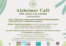 Meghívó az Alzheimer Café júniusi beszélgetésére